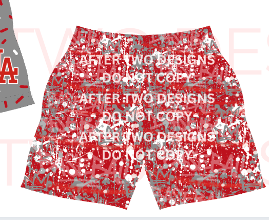 Canes Grafitti Baseball Shorts PRESALE