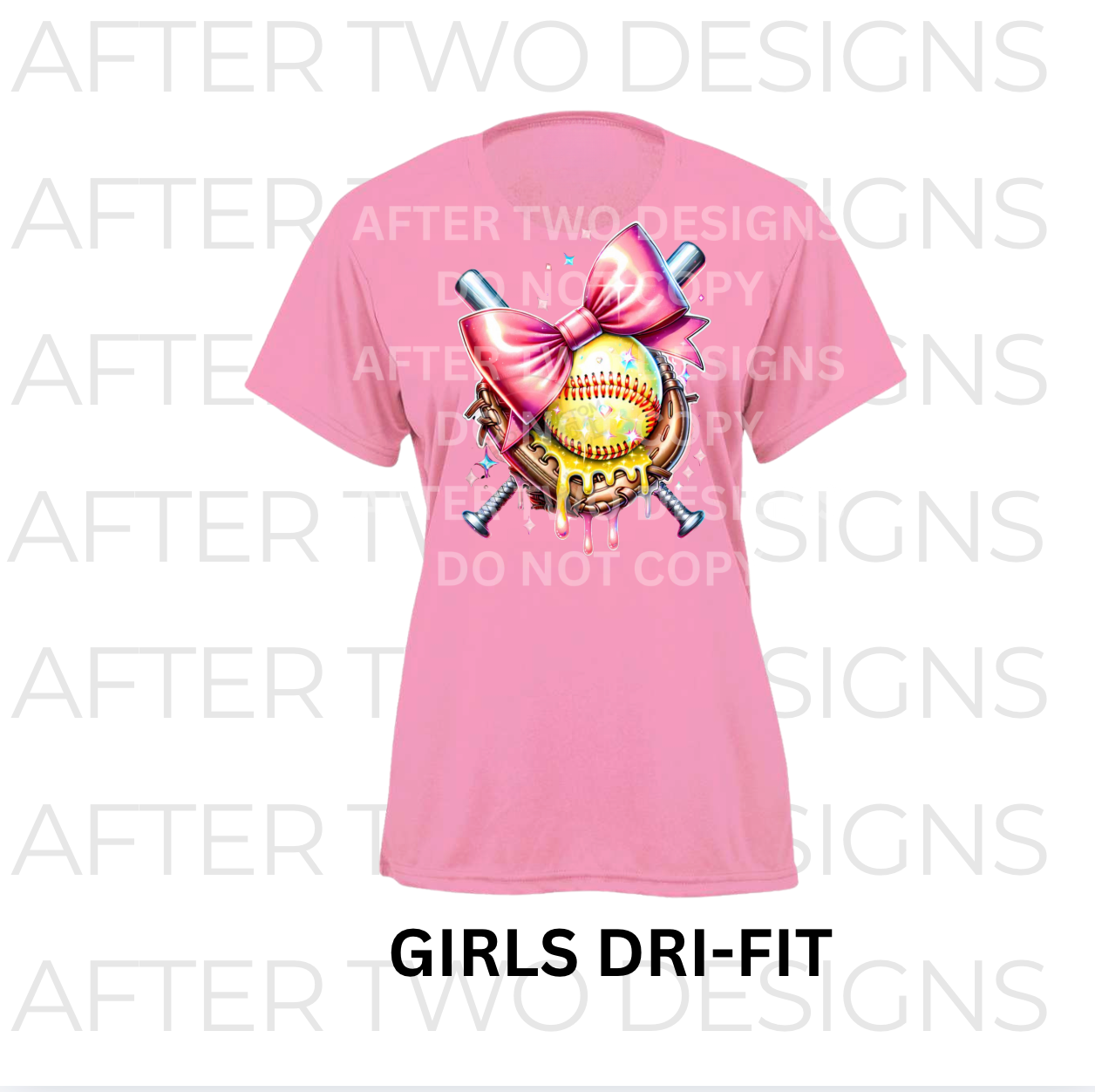 Girls Softball Bow MTO
