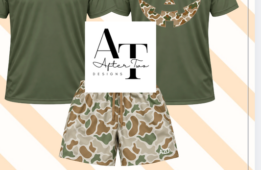 Brown Camo Shorts - PRESALE