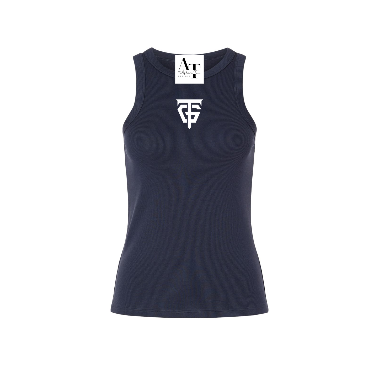 Embroidered TG Racerback Tank FITTED Standard - PRE SALE