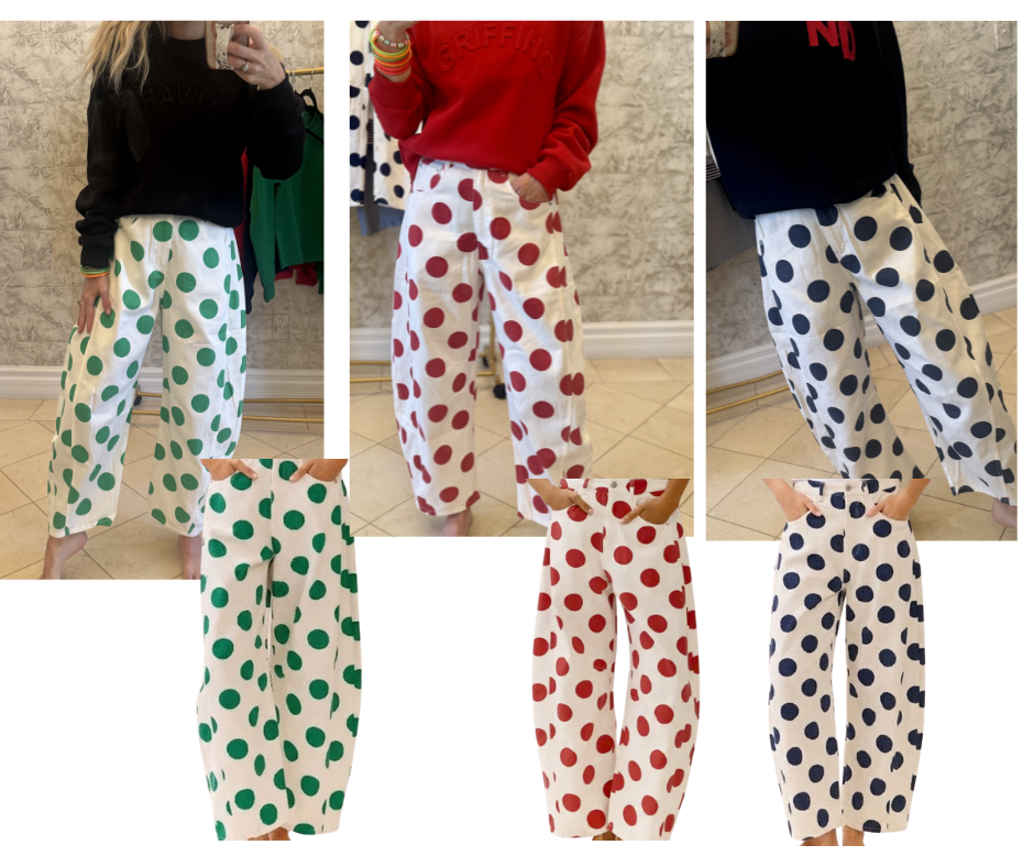 Dot Barrel Jeans IN STOCK