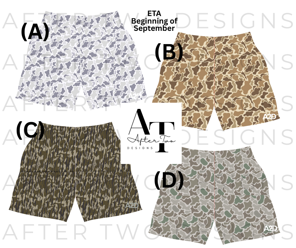Camo Athletic Shorts - PRESALE