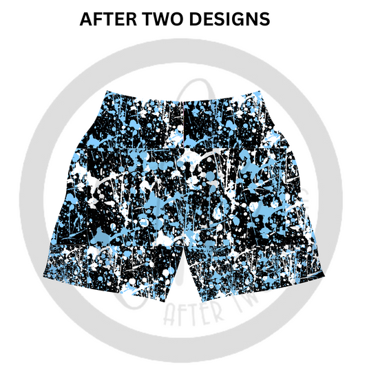 Sting Black Graffiti Shorts - PRESALE