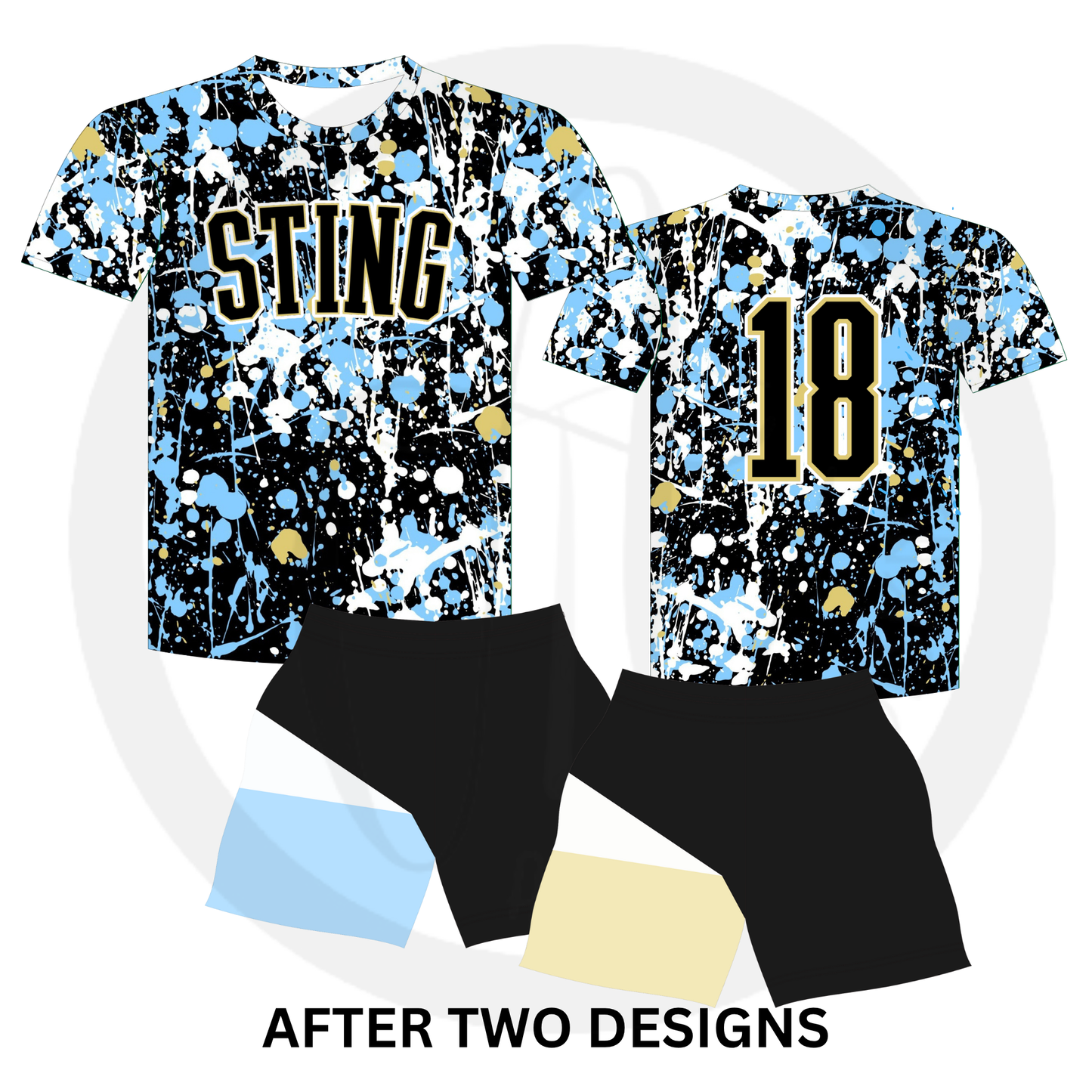 Sting Black Graffiti Drifit Tee PRESALE