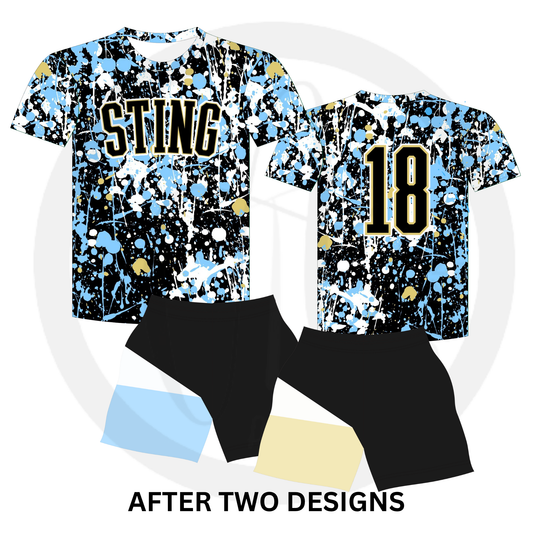 Sting Black Graffiti Drifit Tee PRESALE