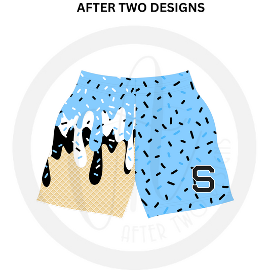 Sting Black Drip Shorts - PRESALE