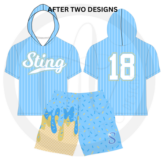 Sting Pinstripe Hoodie - Drifit PRESALE