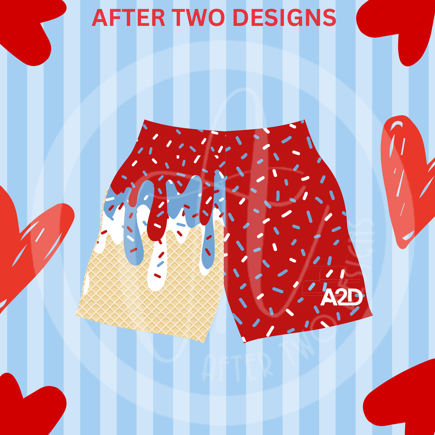 Valentine Drip Shorts PRESALE
