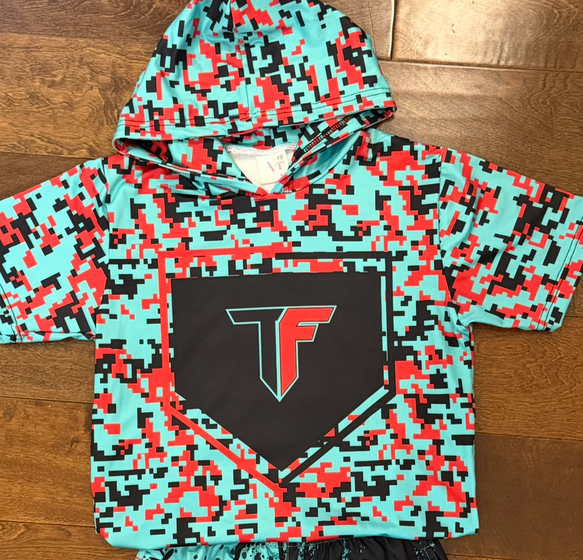 Pixel Camo Hoodie Drifit by A2D - PRESALE