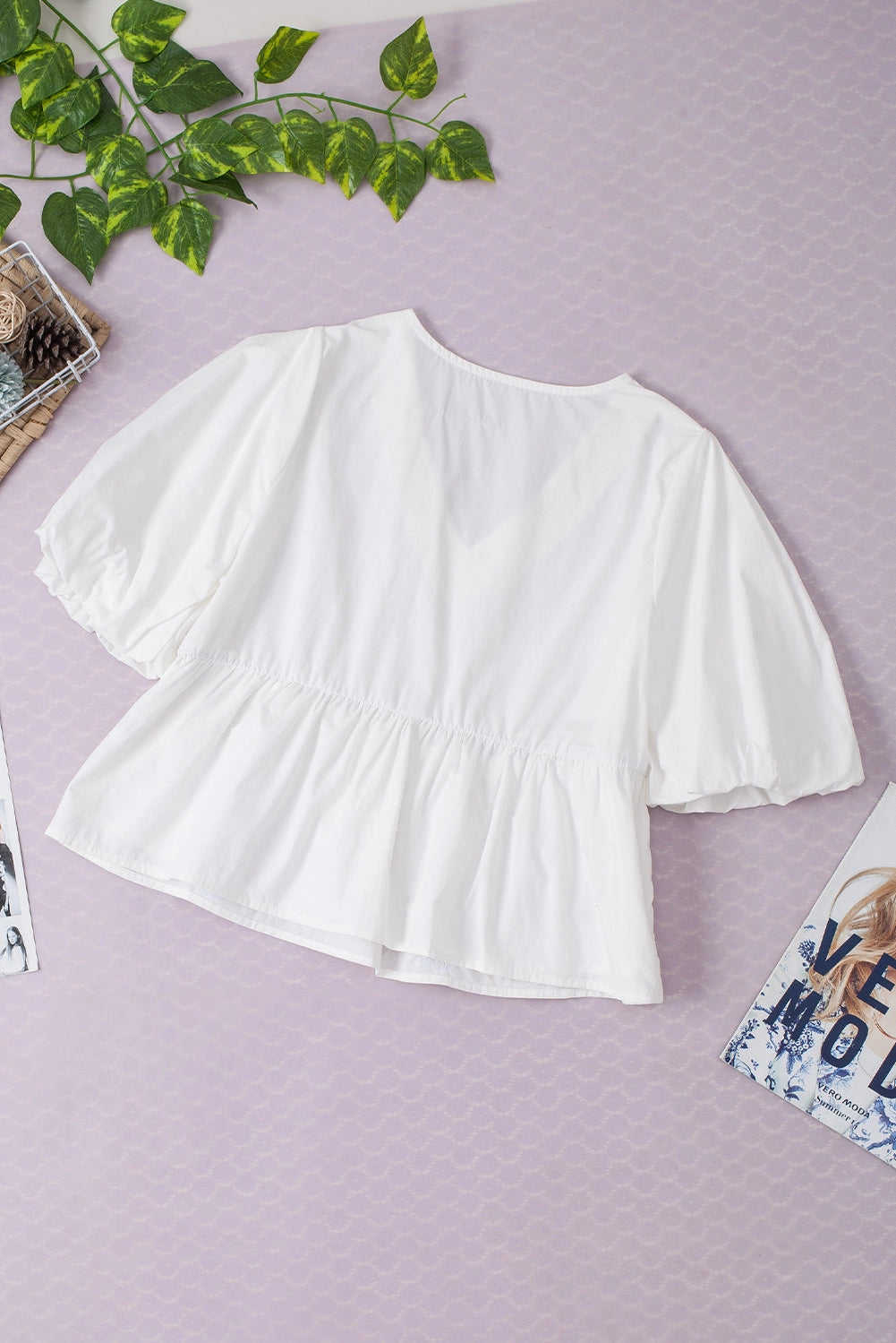 Peplum Tiger Blouse