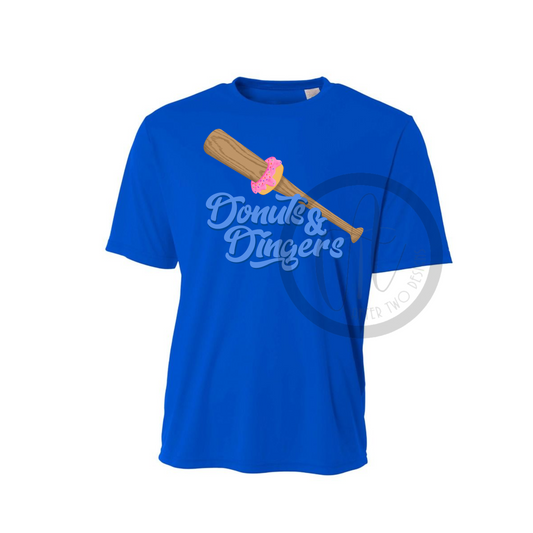 Donuts & Dingers Royal - A4 Dri Fit