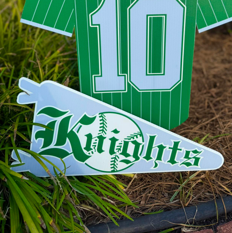 Team/Player Pennant Yard Sign