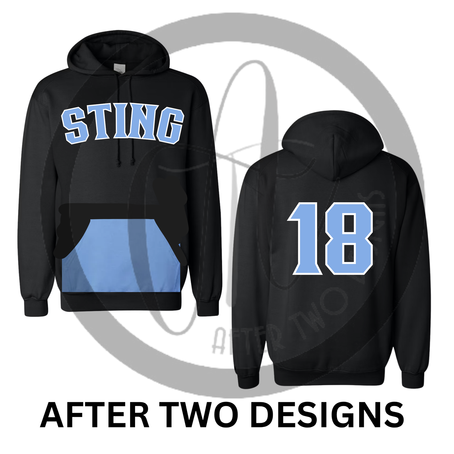 Fleece Sweatshirt with number PRESALE twotone